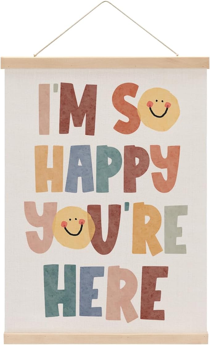 Boho Classroom Decor Wall Decor Poster Hanger, Teacher Gits, Welcome Sign Wall Hanging Flag Banner, Classroom Decoration Nursery Toddler Kids Room Playroom Decoration Wall Art Christmas Birthday Gifts