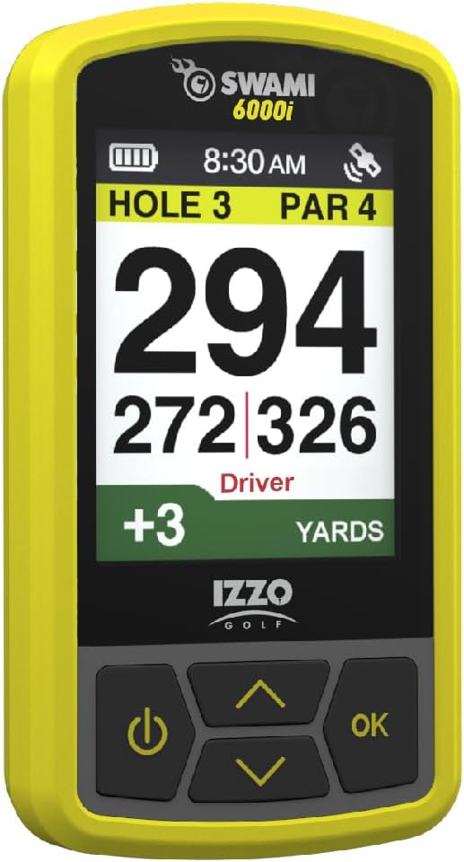 Izzo Swami Golf GPS Rangefinder - Color Display & Scorekeeper
