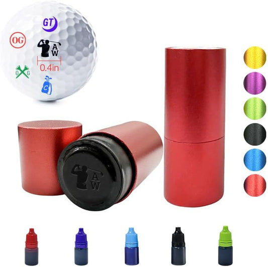 ORYG Custom Golf Ball Stamp Pre-Inked Personalized Golf Ball Stamper - Easily Add Your Own Markings to Golf Balls - Ideal Gift for Male Female Golf Enthusiasts