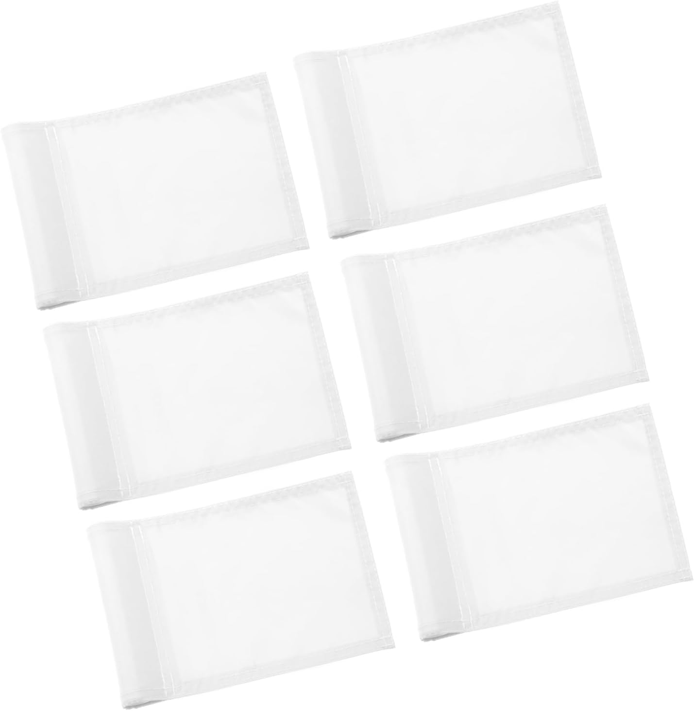 KINGTOP Solid Golf Flag All 8x6 Inch - 420D Nylon, Tube Inserted - Mini Putting Green Flags for Backyard Practice