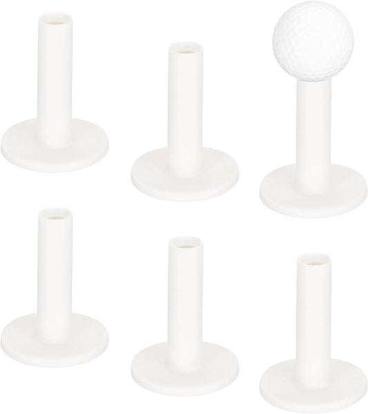 Rubber Golf Tees [] - Flexible Stable Ball Holder Use for Home & Outdoor & Indoor Tall Training Driving Range - [] Hitting Mats