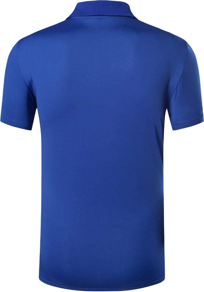 jeansian Men's Sport Outdoor Quick Dry Fit Short Sleeves Polo Tee Shirt Tshirt T-Shirt Tops Golf Tennis Bowling LSL195