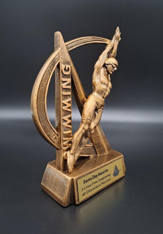 Sports Trophy – Ultra Action 6.5 Inch Engraved Resin Award – Personalized Recognition for Kids Youth Teams Schools Adult Leagues Coaches and Achievement Awards
