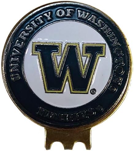 Magnetic Golf Hat Clip with 2 Double-Sided Golf Ball Markers – Easily Attaches to Golf Cap – Made of Stainless Steel & Ideal for Avid Golfers