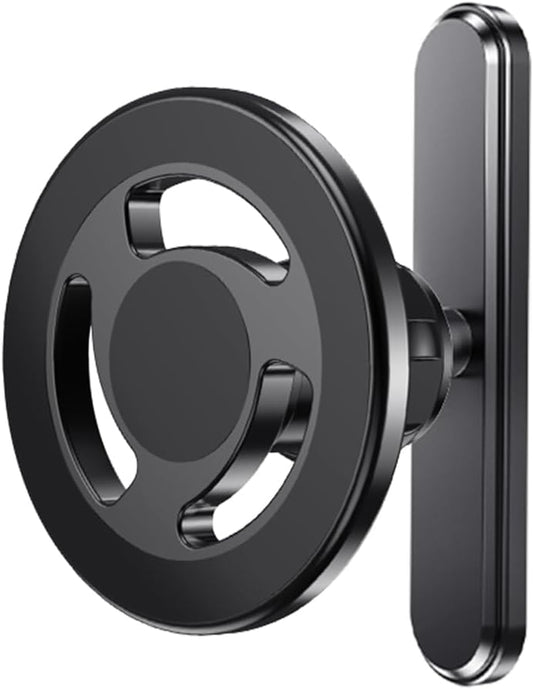 Magnetic Golf Cart Phone Holder, Alloy Phone Mount, Compatible with MagSafe iPhones Series Equipment and All Non-Magnetic Phones Fits EZGO/Club Car/Golf Cart Accessories, Gift for Men Women