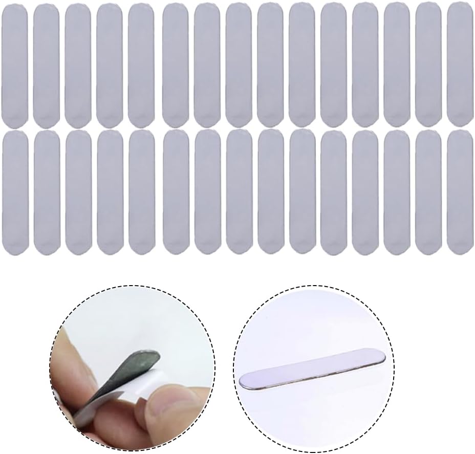 Golf Lead Tape Pickleball Lead Tape Adhesive Lead Sheet 30pcs 2.0×0.4in 3g,Golf Training Accessories|for Golf Iron Woods Putter or Tennis Racket Badminton Racket Weight Adjustment