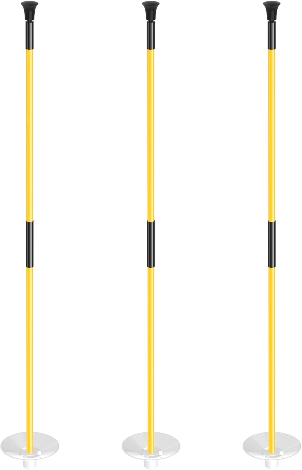 KINGTOP Golf Flagstick - Portable Design, Practice Putting Green Flag Stick for Yard, Club - Golf Pole Pin Flagpole, 3FT or 6FT Heights Available
