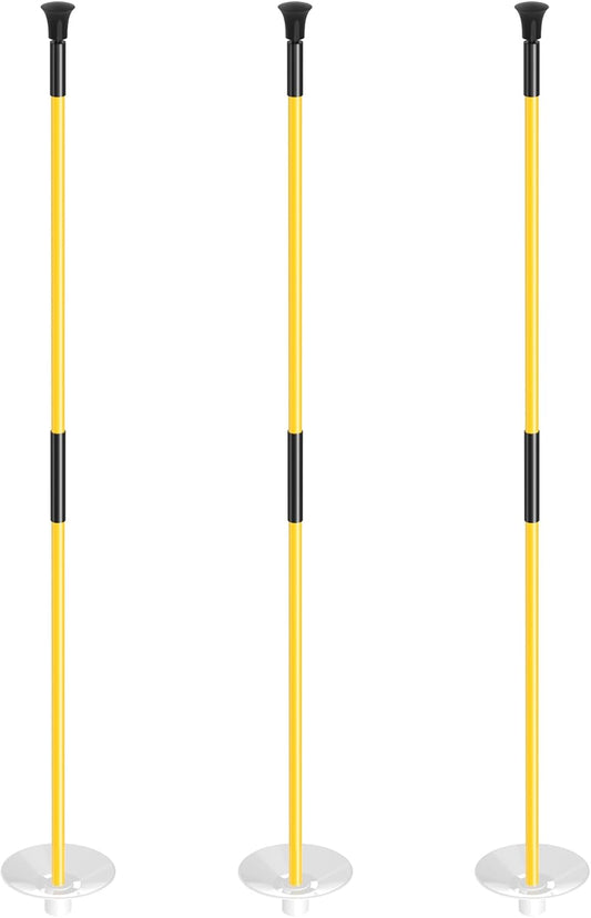 KINGTOP Golf Flagstick - Portable Design, Practice Putting Green Flag Stick for Yard, Club - Golf Pole Pin Flagpole, 3FT or 6FT Heights Available
