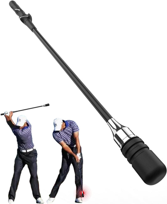 Rocalt Golf Swing Trainer, Click Stick Golf Trainer Speed & Tempo Stick for Grip/Warm-Up Training, Right-Handed Golf Training Aid with Click Sound, Helps Improve Flexibility & Maintain Balance