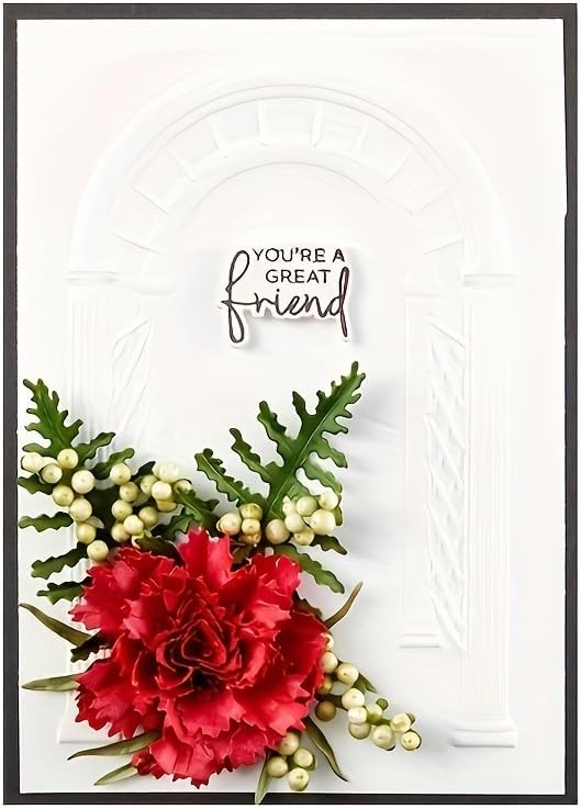 Flowers Metal Cutting Die for Scrapbooking - Cut Stencils for DIY Scrapbook Photo Album Decorative Paper Card, Card Making Supplies, Stencils & Crafting Die Cut (Pencil Shavings Flower 4.1 x 3.2 in)