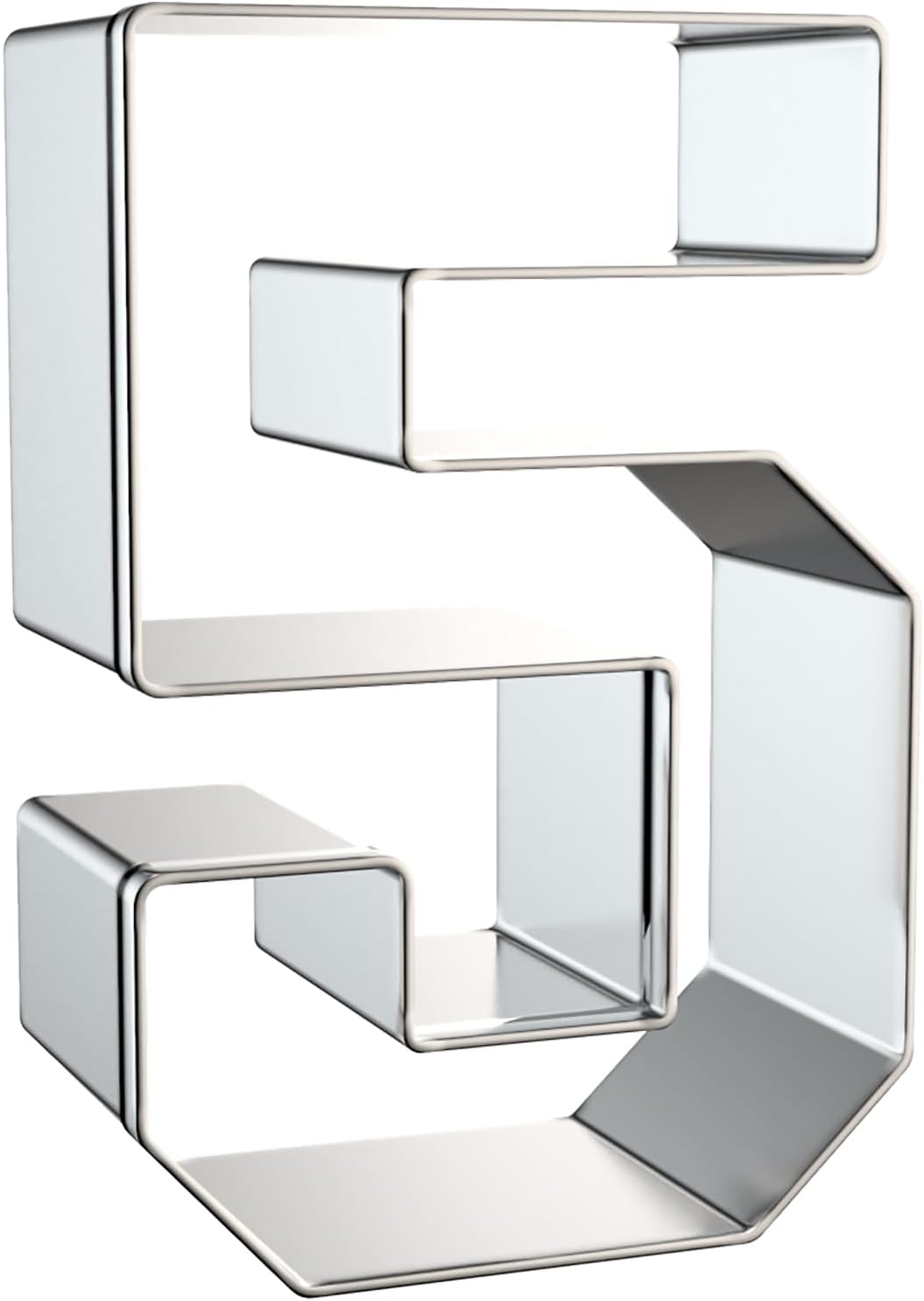 Number Cookie Cutter Set 3 Inch - 9 Piece Large Numbers #0#1#2#3#4#5#6 (#9) #7#8 Shapes Biscuit Fondant Baking Mold - Stainless Steel