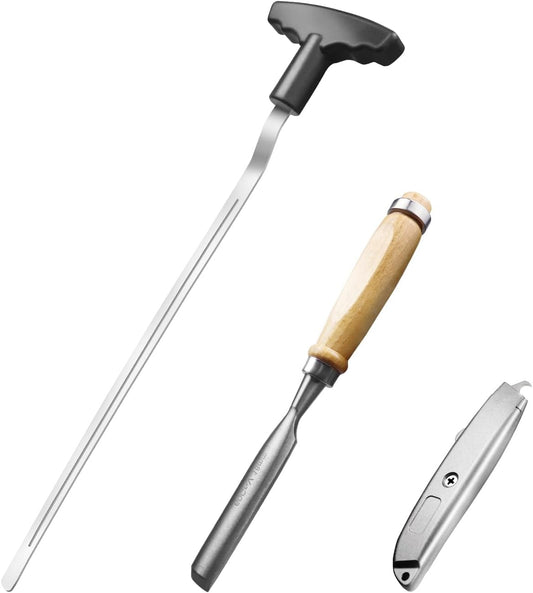 Golf Grip Tape Removal Tool Kit, Grip Remover Saver Perfect for Regripping Graphite and Golf Club Steel Shafts