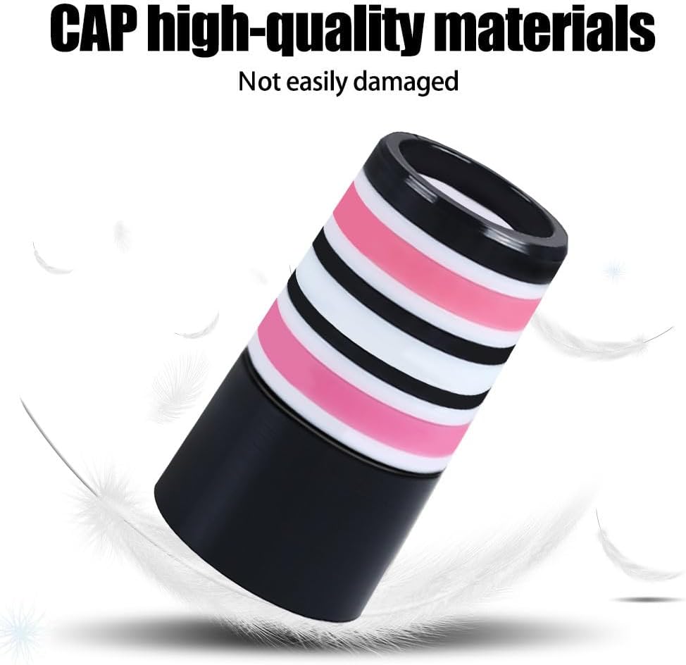 DONGKER Golf Iron Ferrules,10 PCS Golf Club Ferrules Golf Sleeve Ferrule Compatible 0.370'' Parallel Shaft