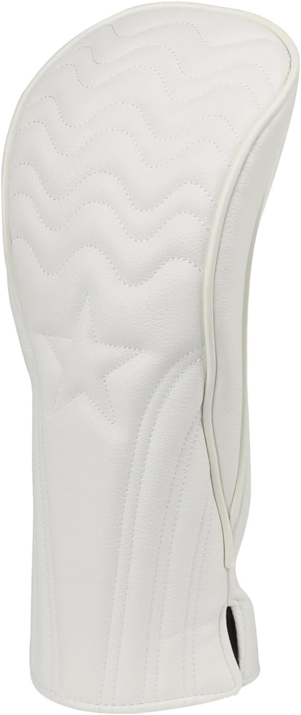 4pcs or 1pc Golf Club Head Covers for Woods, Driver, Fairway, Hybrid – Premium PU Leather with Interchangeable Tags & Magnetic Blade and Mallet Putter Covers