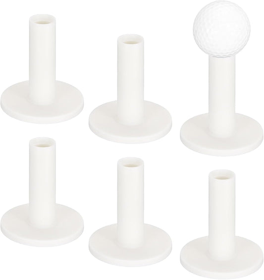 Rubber Golf Tees [] - Flexible Stable Ball Holder Use for Home & Outdoor & Indoor Tall Training Driving Range - [] Hitting Mats