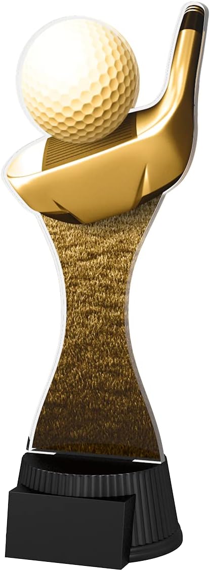 Trophy Monster Golf Full Color OR Resin Color Double Printed 1/8" Thick Acrylic Stunning Trophy Award