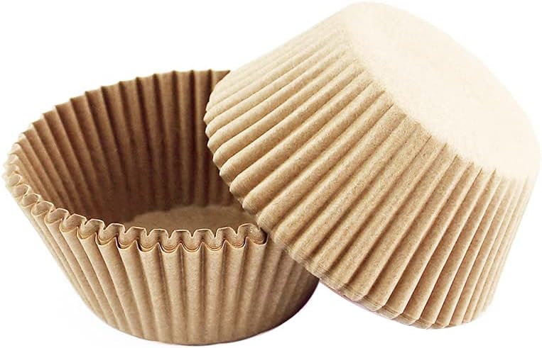 Natural Baking Cups Cupcake Liners Standard Sized, 300 Count