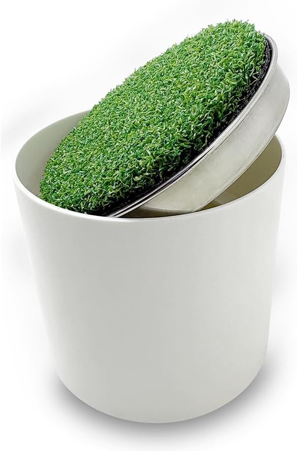 Upgrade Your Home Golf Game: Set of Metal-Base Golf Hole Cups for Ultimate Putting Practice