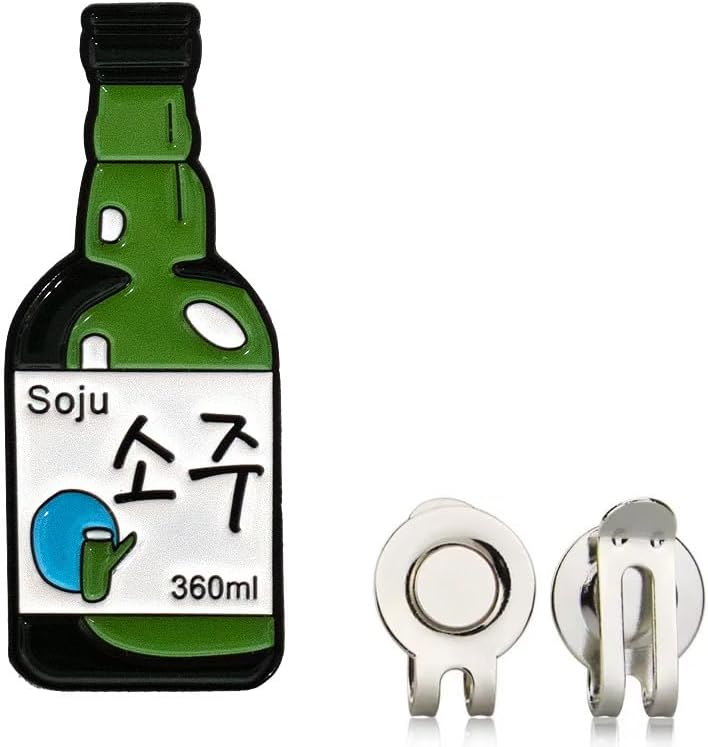 Funny & Unique Golf Ball Markers with Hat Clip – Food & Fun Icons – Perfect Golf Accessories & Gifts