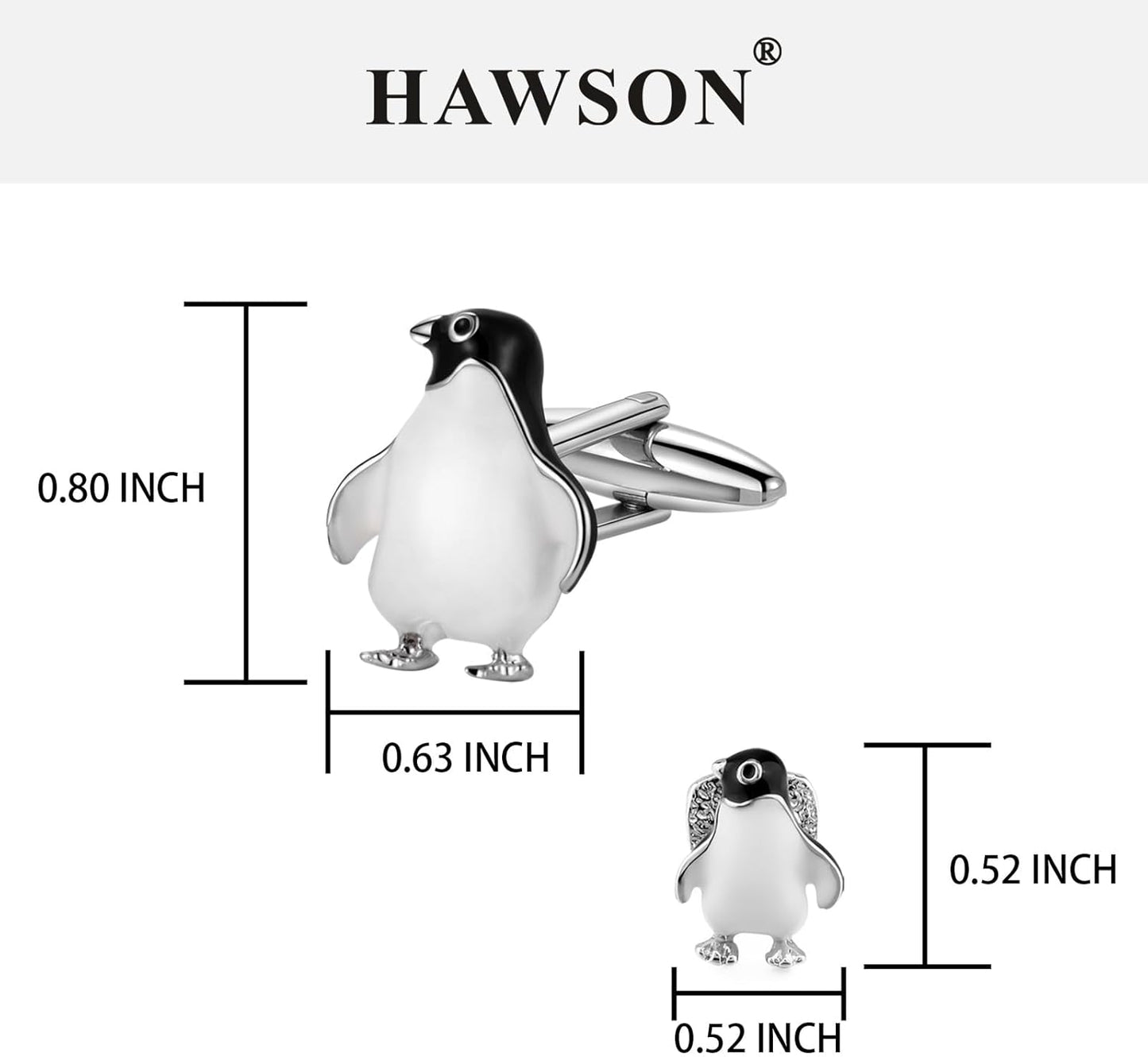 HAWSON Silver/Gold Cufflinks for Men with Tuxedo Shirt Studs,Men Accessories Jewelry with Gift Box,Gifts for Family,Best Friend on Wedding Business Birthday Anniversary