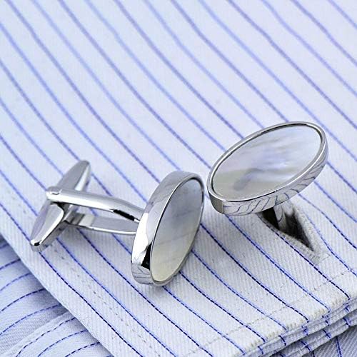 S&W Wedding Cufflinks for Men Cuffs with Gift Box Business for Tuxedo Shirts