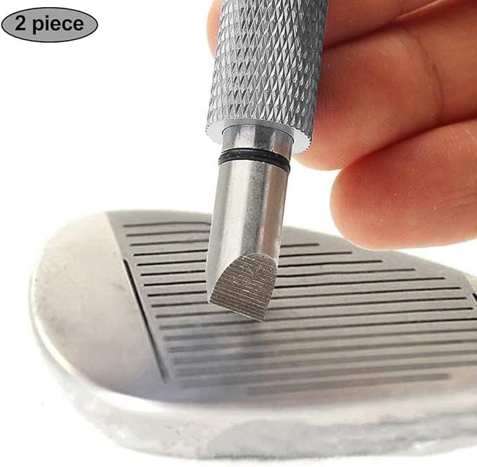 Golf Groove Sharpener,Golf Club Groove Sharpener,Groove Sharpener,Club Sharpener,Groove Sharpening Tool - Generate Optimal Backspin - Suitable for U & V-Grooves