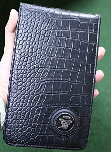 Golf Scorecard Holder Yardage Book Cover with Golf Ball Marker and A Free Pencil 4.5 × 7.5 inches Multi-Color