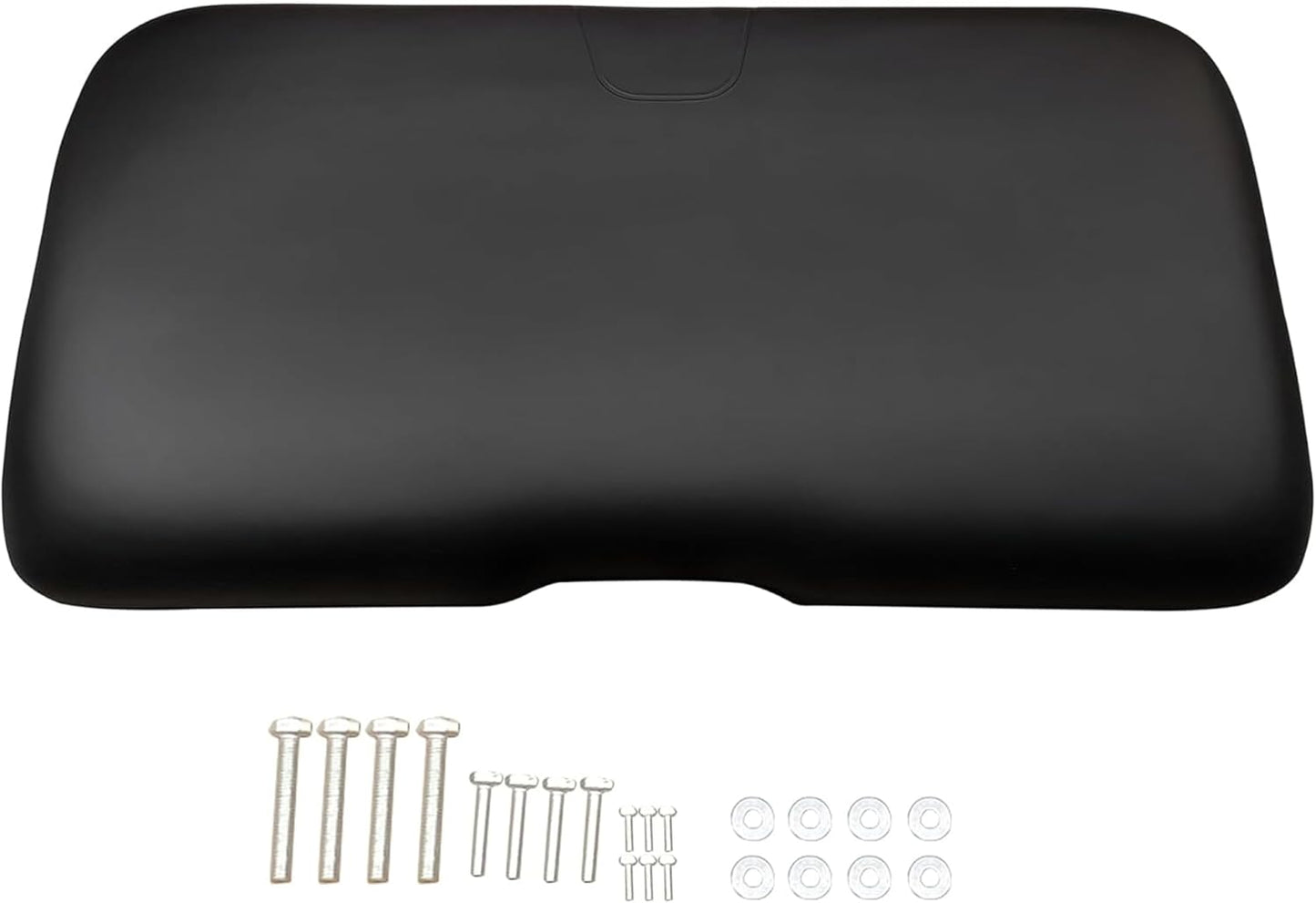 Huskey Parts Company Golf Cart Seat Cushion Set for Front Seat Lean Back & Bottom, Black Color for EZGO RXV 2008 and Up, Golf Cart Front Seat Replacement with Mounting Hardware & Hinges