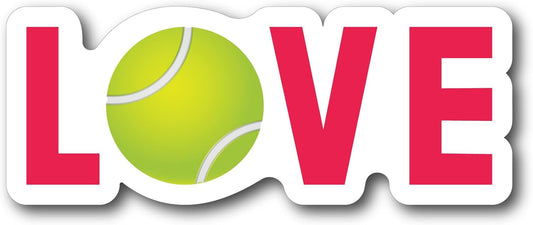 Tennis, Pickleball & Golf Decorative Magnets – Fun Sport-Themed Fridge Magnets, Locker Magnets, Car Magnets, Office Décor – Tennis Ball, Pickleball, Golf Ball & Heart Designs (Tennis Love)