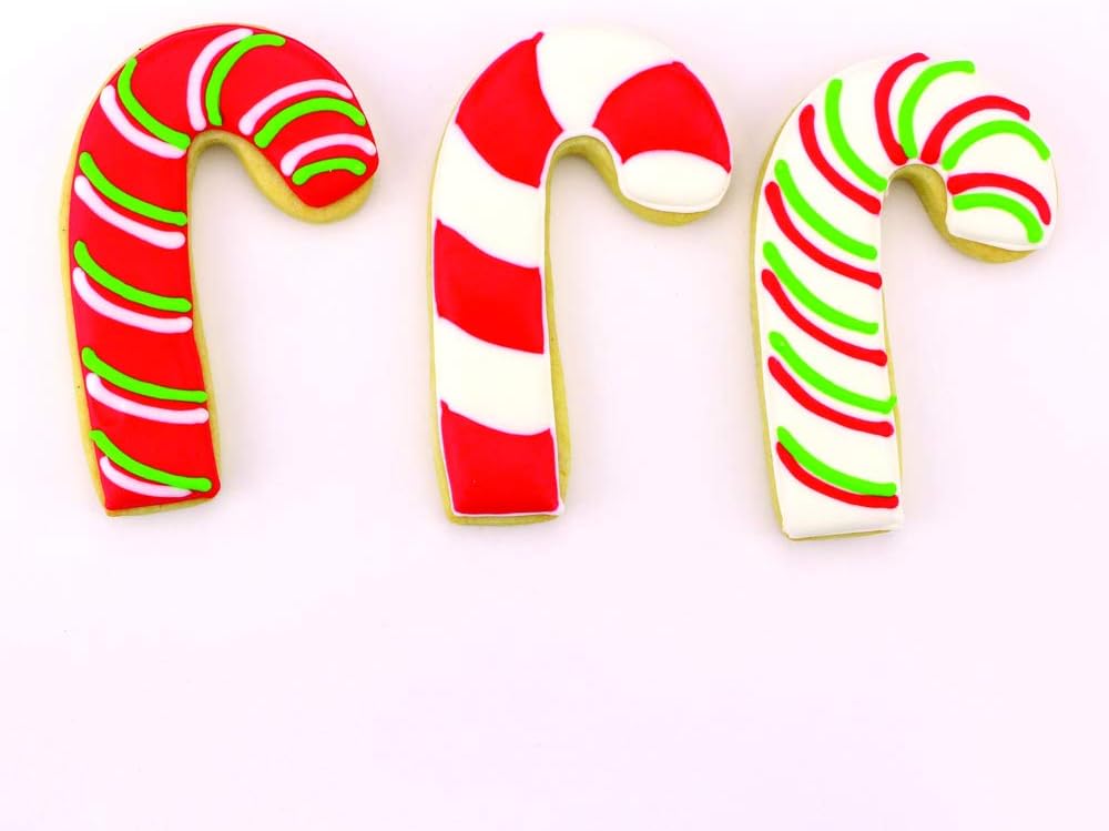 Candy Cane Cookie Cutter, 3.5" Made in USA by Ann Clark