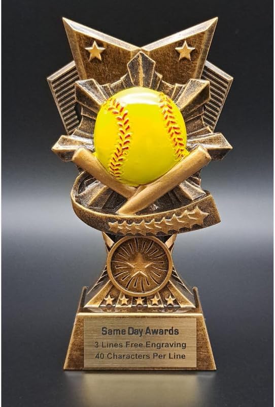 Champion V Sports Trophy Award with Custom Engraving – Recognition Trophy for Kids and Adults Team Awards for Competitions School Sports Student Athletes MVPs Tournaments and Celebrations