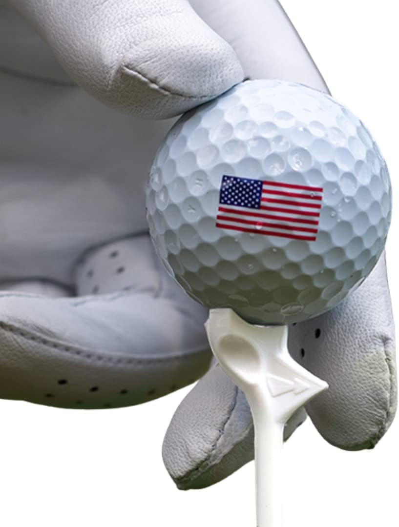 Flightpath Diamond Golf Tees – Patented Design to Reduce Spin for Long, Straight Drives – Low-Friction Long Tees, Robotically Tested for Ball Spin – USGA Approved Performance