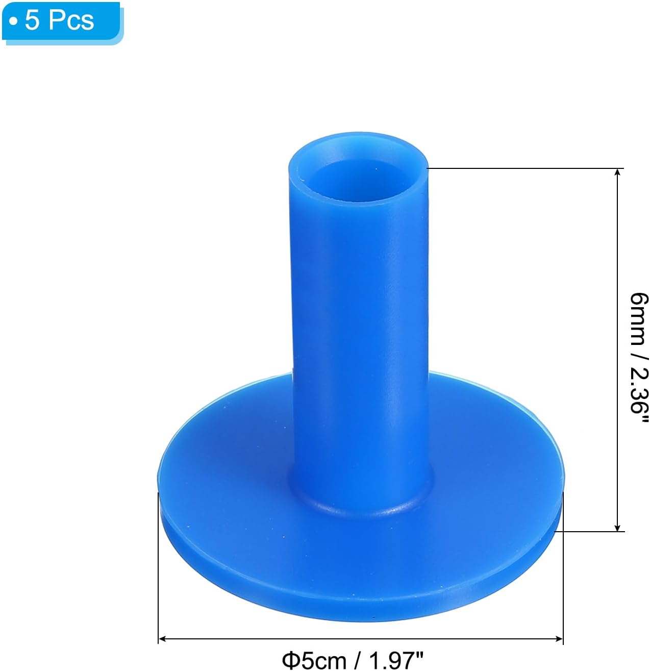 PATIKIL Rubber Golf Tees, Tall Practice Training Driving Range Tee Stable Ball Holder