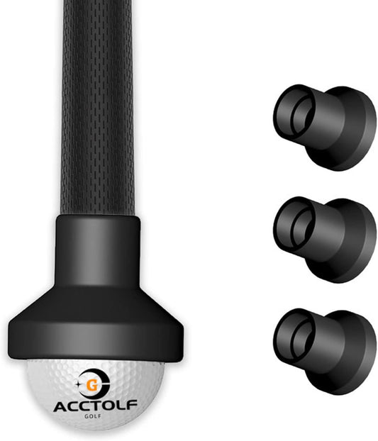 Golf Ball Retriever, 3Pack Mini Golf Ball Pick Up Suction Cup for Putter Grip Tool, Portable Golf Ball Grabber for Training Putter Grip Golfer, Professional Golf Sucker Accessories for Golfer