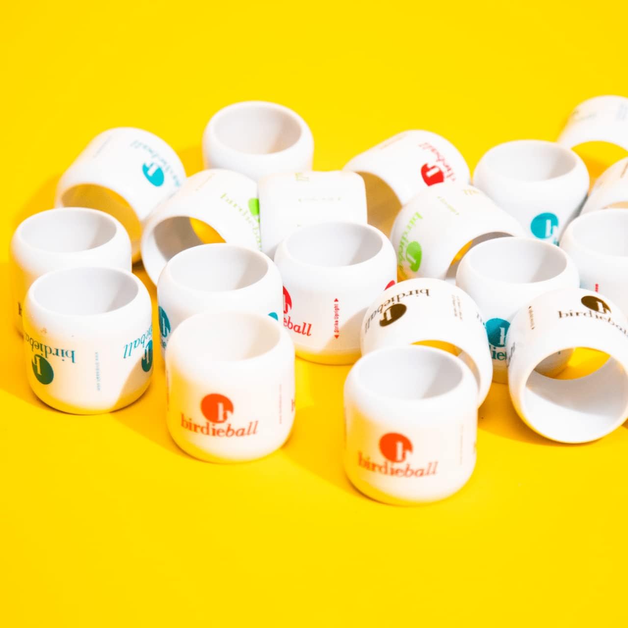 BirdieBall Practice Golf Balls, Full Swing Limited Flight Golf Practice Balls, Perfect Training Aid for All Golfers (pack of 12)