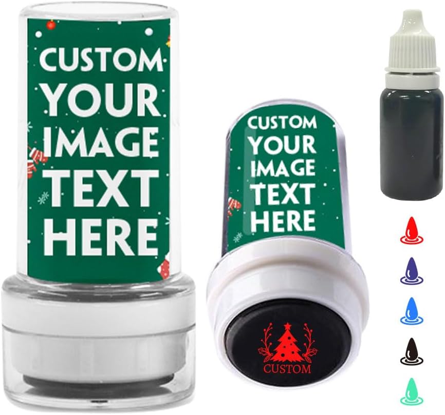 HDSD Custom Golf Ball Stamps, Personalized Name Graphics Golf Ball Waterproof Marking, Reusable Funny Golfer Gifts