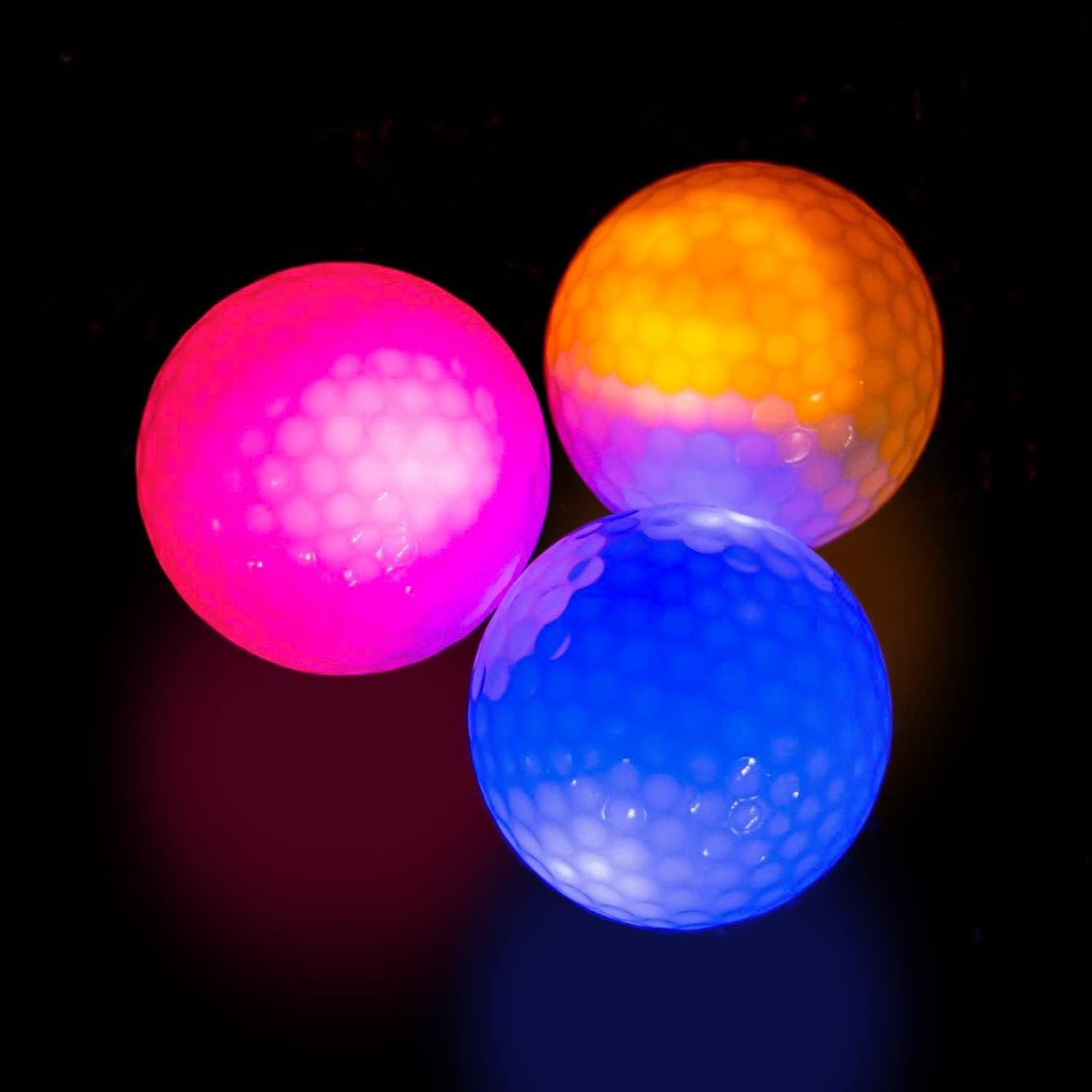 THIODOON Glow in The Dark Golf Balls Light up Night Led Golf Balls Gift Sets for Men Kids Women