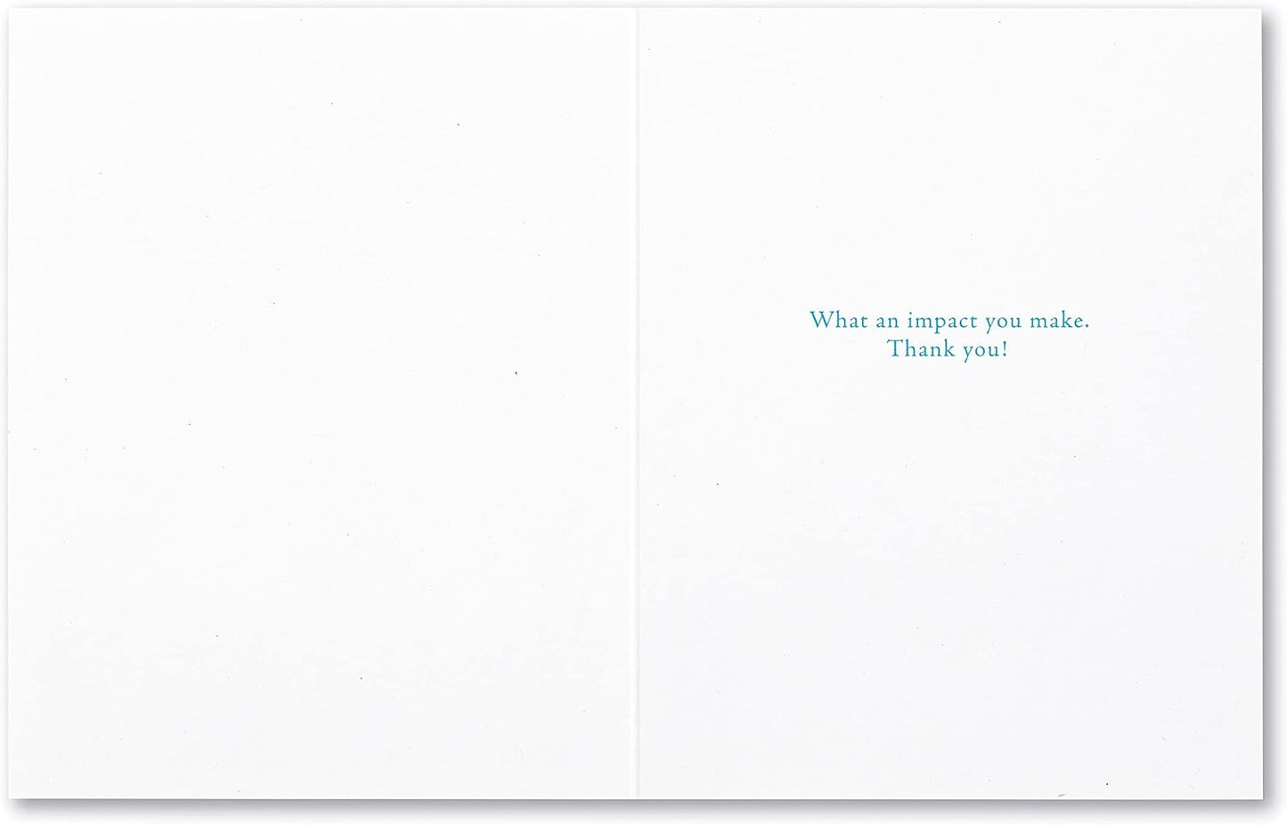 Compendium Positively Green 4-Pack of Thank You Cards – People who are good to each other make each other good (Four Cards Total, One Design, with Envelopes)