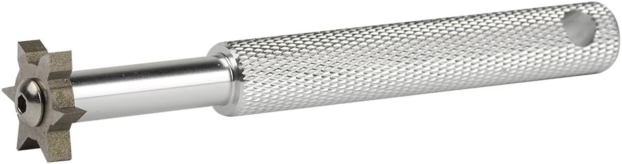 HIFROM Groove Sharpener with 6 Heads - Golf Club Groove Sharpener Re-Grooving Tool and Cleaner for All Irons Pitching Sand Lob Gap and Approach Wedges and Utility Clubs ¡­