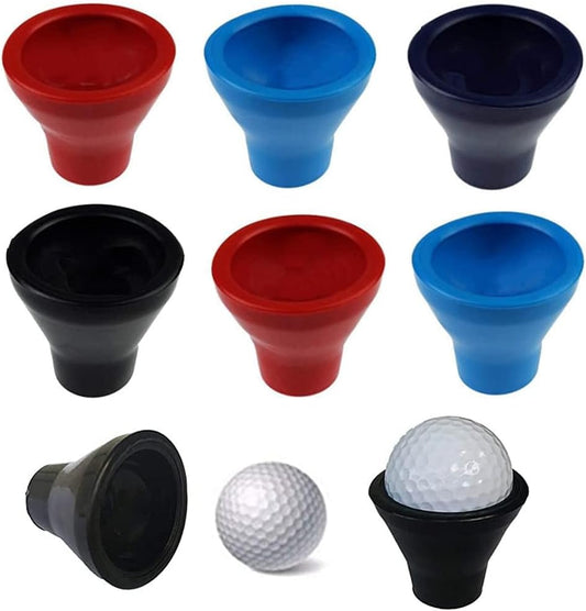 6 Pack Golf Ball Retriever Golf Ball Putter Picker Grip Pick Up Tool,Putter Ball Pick up, Golf Ball Retrievers Pick Up Tool for Quick Installation (Mixed Color)