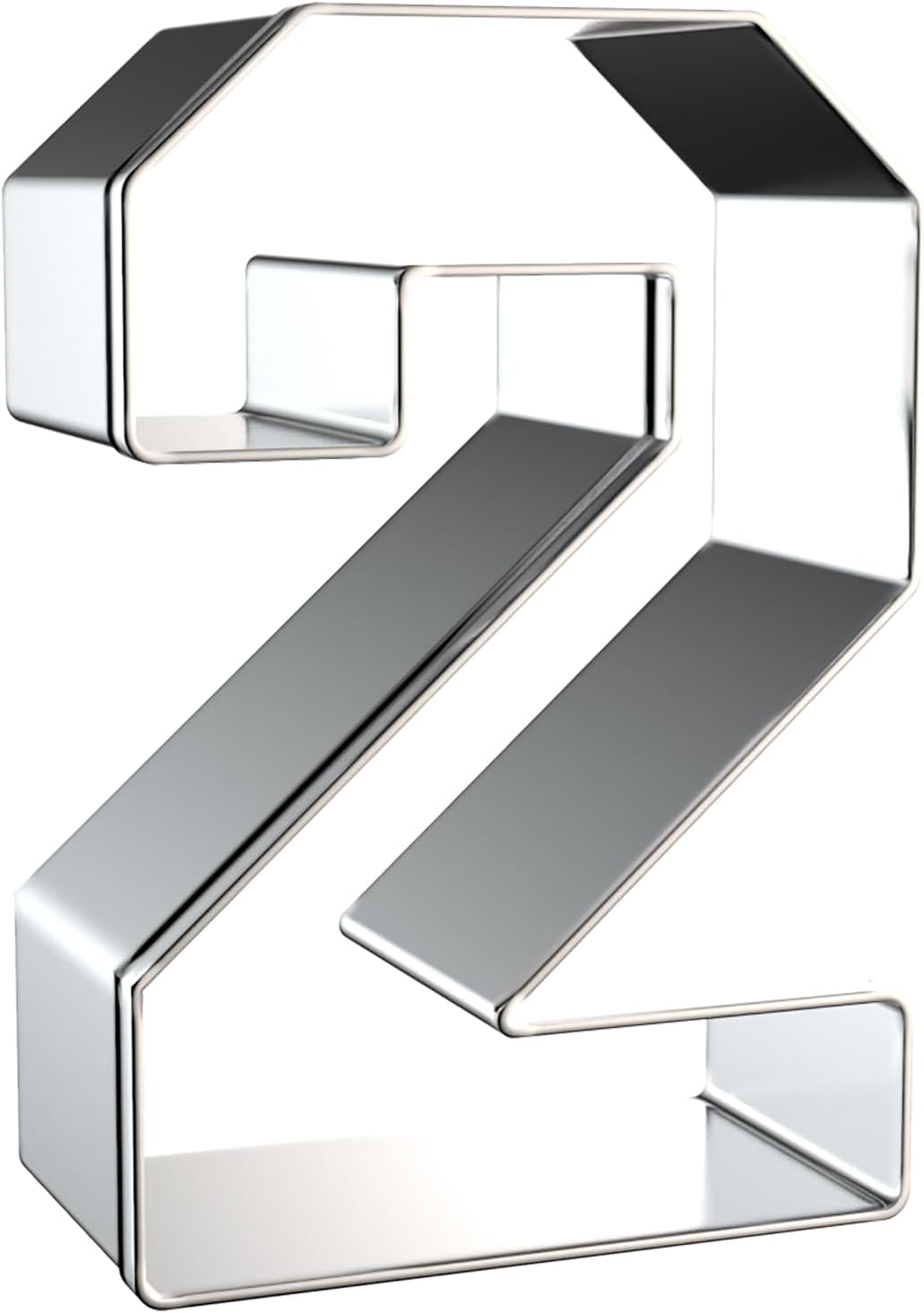 Number Cookie Cutter Set 3 Inch - 9 Piece Large Numbers #0#1#2#3#4#5#6 (#9) #7#8 Shapes Biscuit Fondant Baking Mold - Stainless Steel