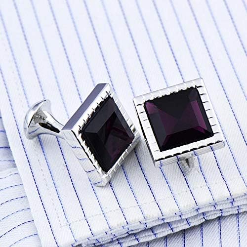 S&W Wedding Cufflinks for Men Cuffs with Gift Box Business for Tuxedo Shirts