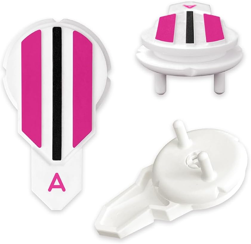 Putting Alignment Aid Tool - Golf Ball Marker - Rotate to Aim - Golf Gift Accessory for Men & Women Golfers - USGA Compliant