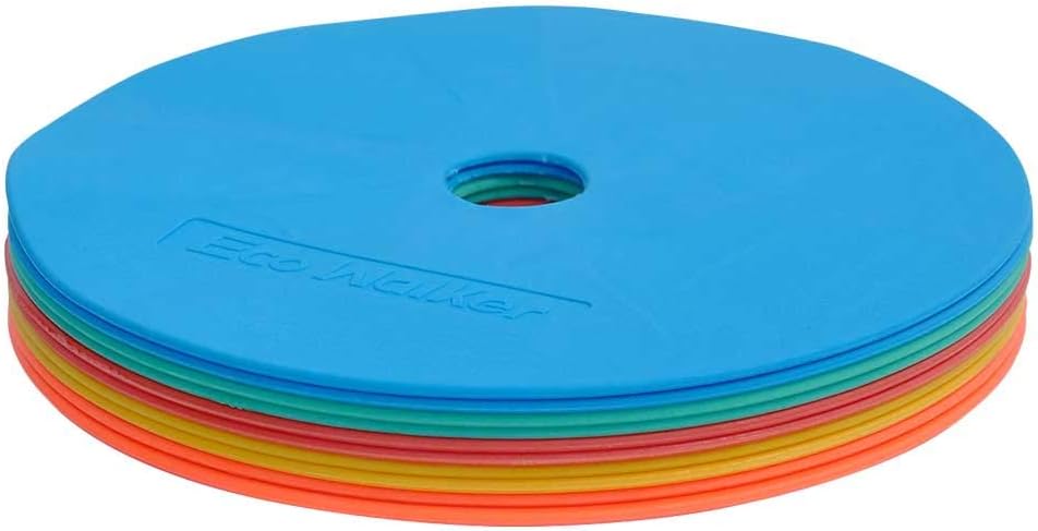 Flat Cones Spot Markers Soccer Basketball Sports Speed Agility Training