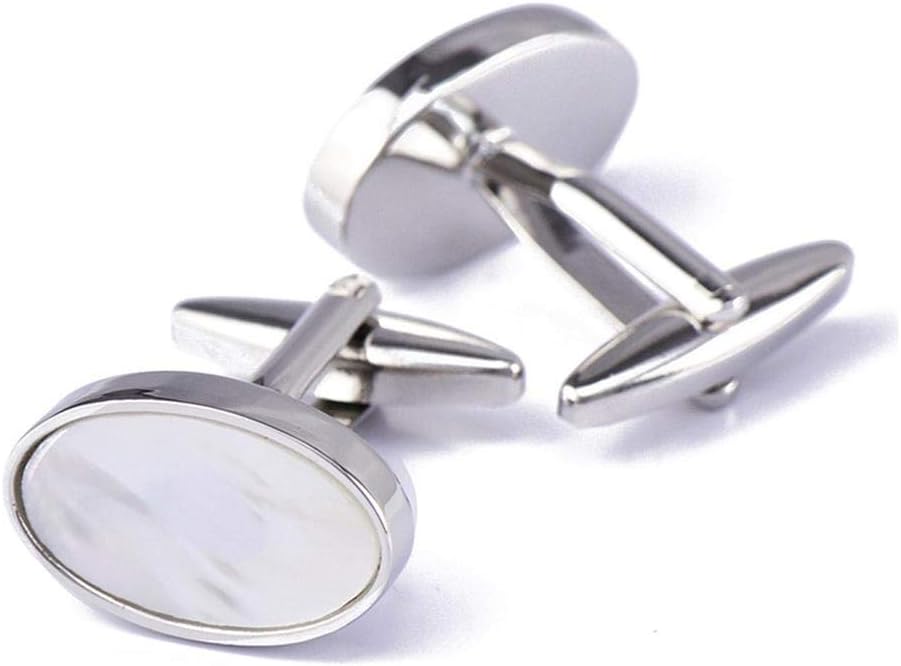 S&W Wedding Cufflinks for Men Cuffs with Gift Box Business for Tuxedo Shirts