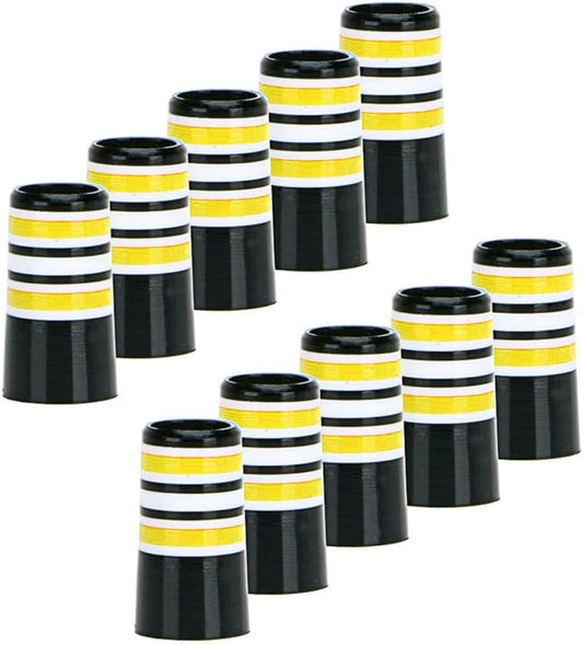 DONGKER Golf Iron Ferrules,10 PCS Golf Club Ferrules Golf Sleeve Ferrule Compatible 0.370'' Parallel Shaft
