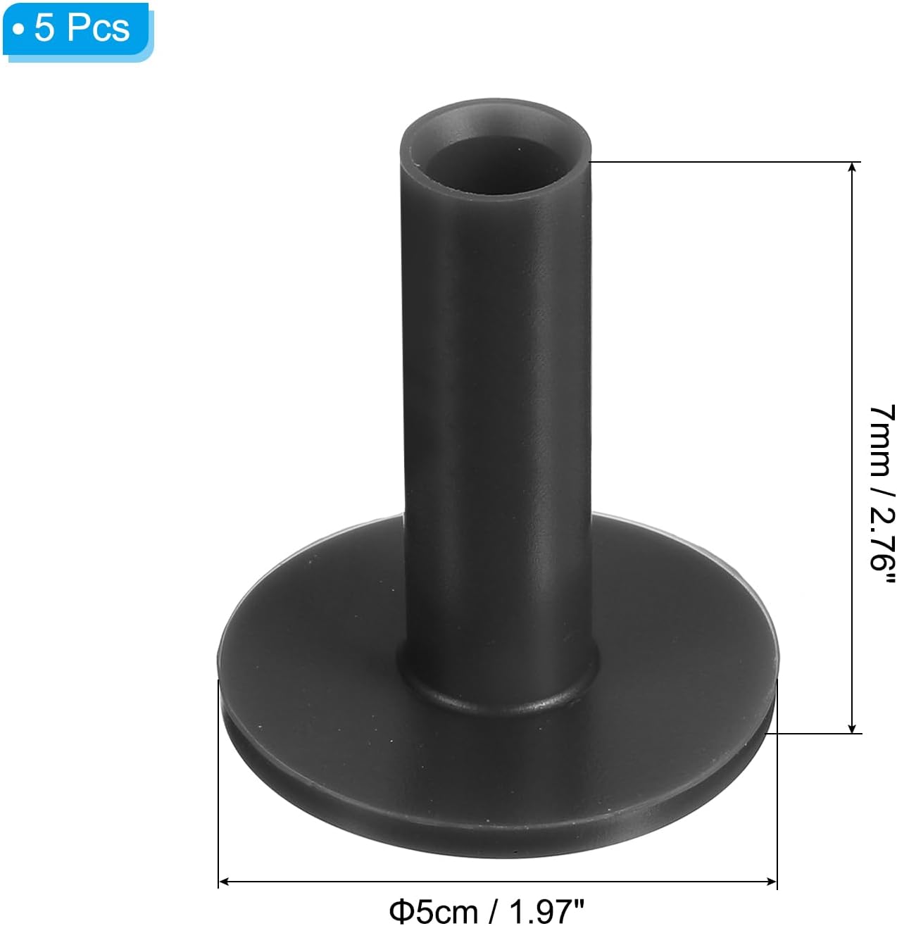 PATIKIL Rubber Golf Tees, Tall Practice Training Driving Range Tee Stable Ball Holder