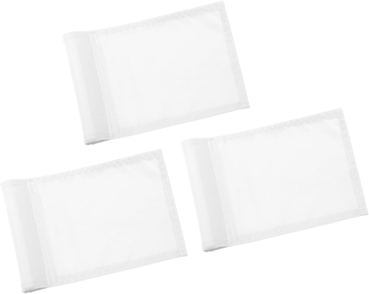 KINGTOP Solid Golf Flag All 8x6 Inch - 420D Nylon, Tube Inserted - Mini Putting Green Flags for Backyard Practice