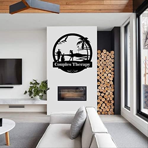 Custom Golf Metal Wall Sign - Personalized Golf Metal Wall Art - Golf Metal Wall Decor - Couples Golfer Gift - Metal Home Decor - Indoor Signs