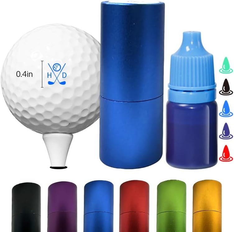 HDSD Custom Golf Ball Stamps Personalized Golf Ball Markers Monograms & Patterns - Golf Accessories